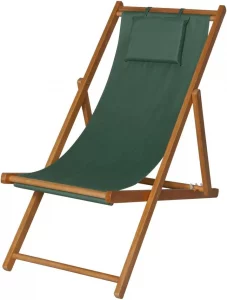 Chaise de plage en teck