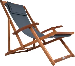 Transat de plage en bois 3