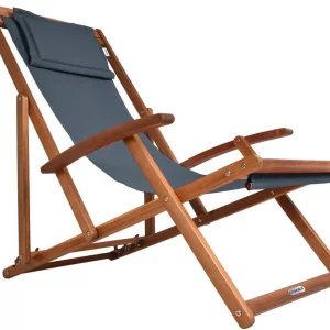 Transat de plage en bois 3