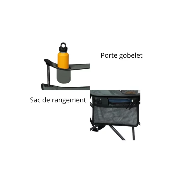 Chaise Longue de Camping-Woltu – Image 3
