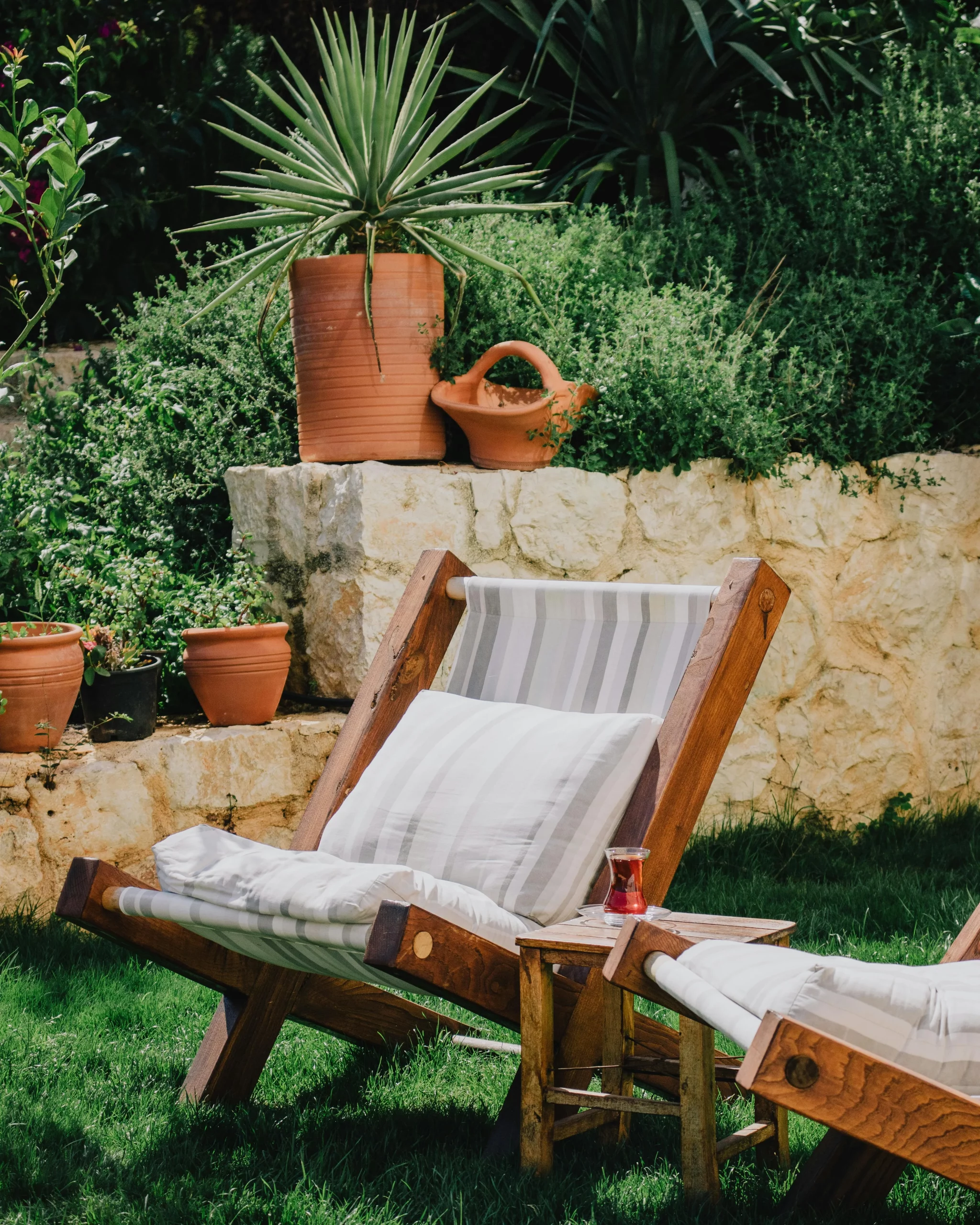 Chaise pliante jardins 1