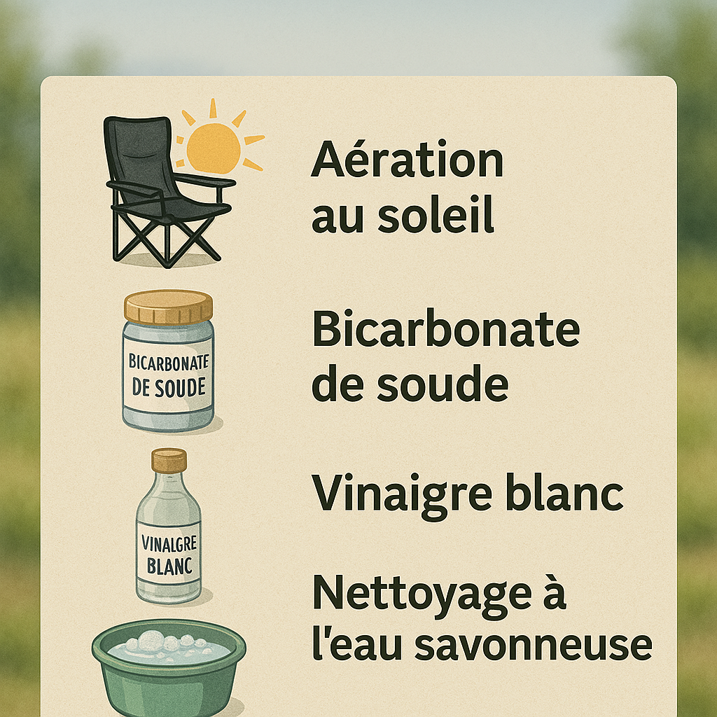 conclusion nettoyage chaise de camping 1