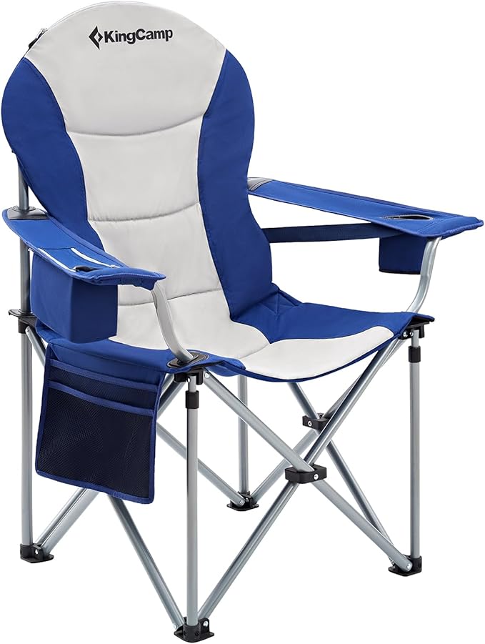 KingCamp chaise de camping avec soutien lombaire